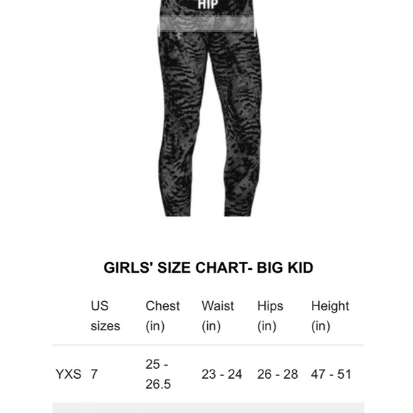 NWT Under Armour Girl's Heat Gear Capri Leggings - Size YXS (7) - Picture 9 of 9
